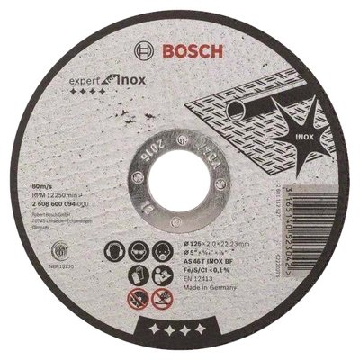 Bosch 125 x 1 мм (2608600549) Відрізний круг для нержавіючої сталі 30067 фото